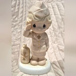 Vintage Precious Moments Bless Those Who Serve Their Country